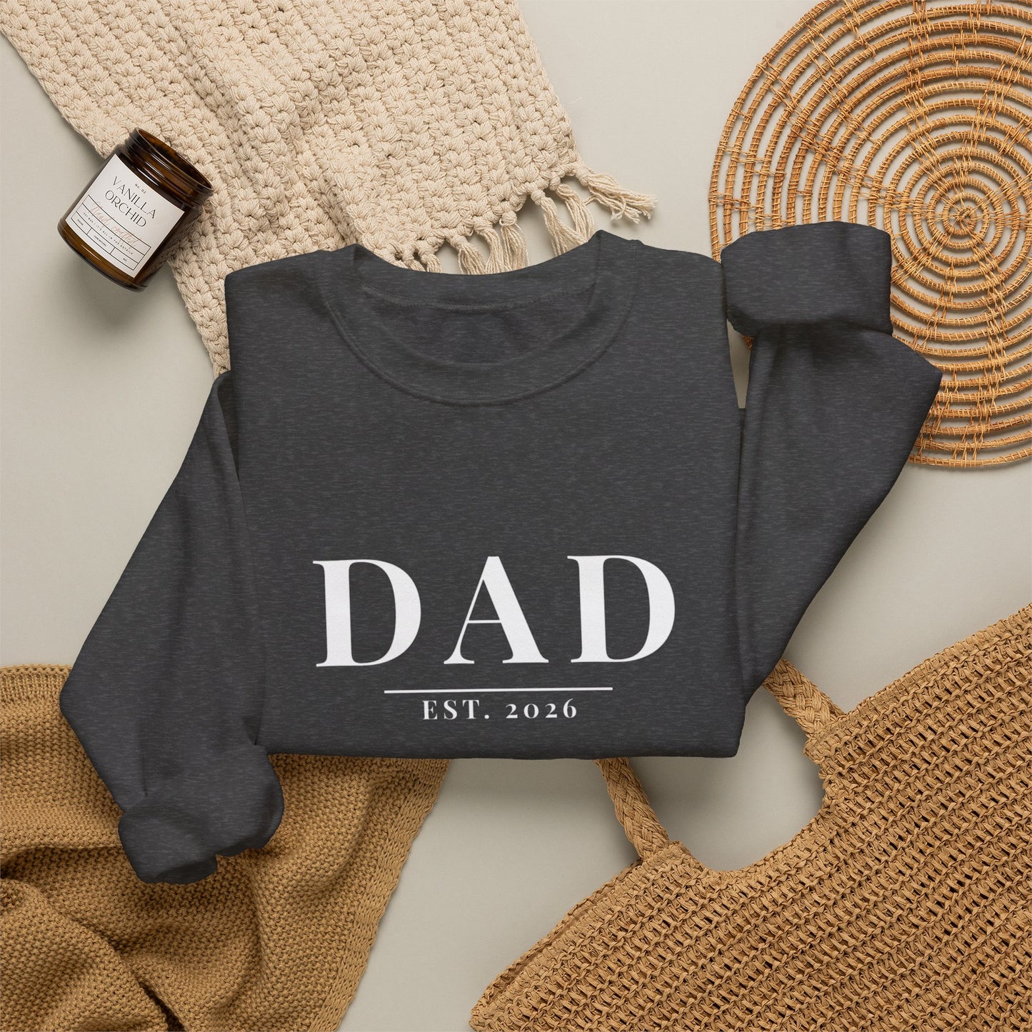 Dad Est. 2026 Sweatshirt | Father's Day Gift | New Dad Crewneck
