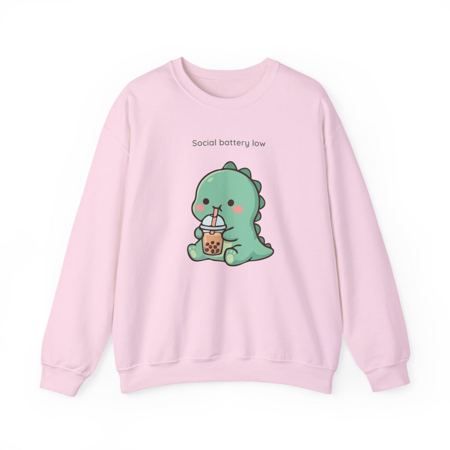 Social Battery Low™ Cozy Dino Sweatshirt