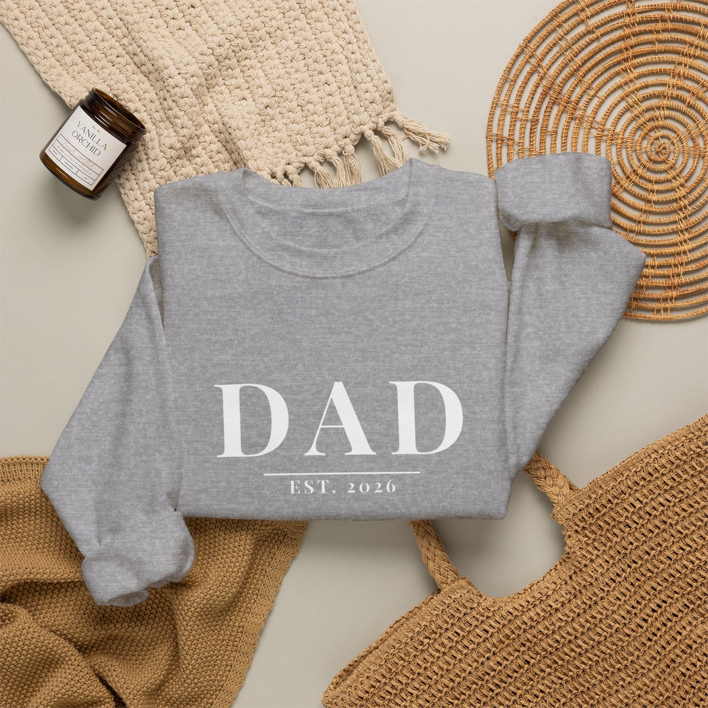 Dad Est. 2026 Sweatshirt | Father's Day Gift | New Dad Crewneck