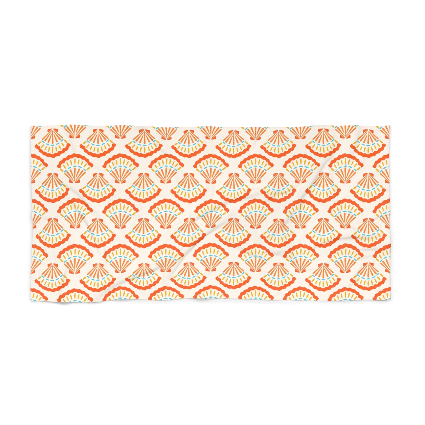 Seashell Pattern Beach Towel