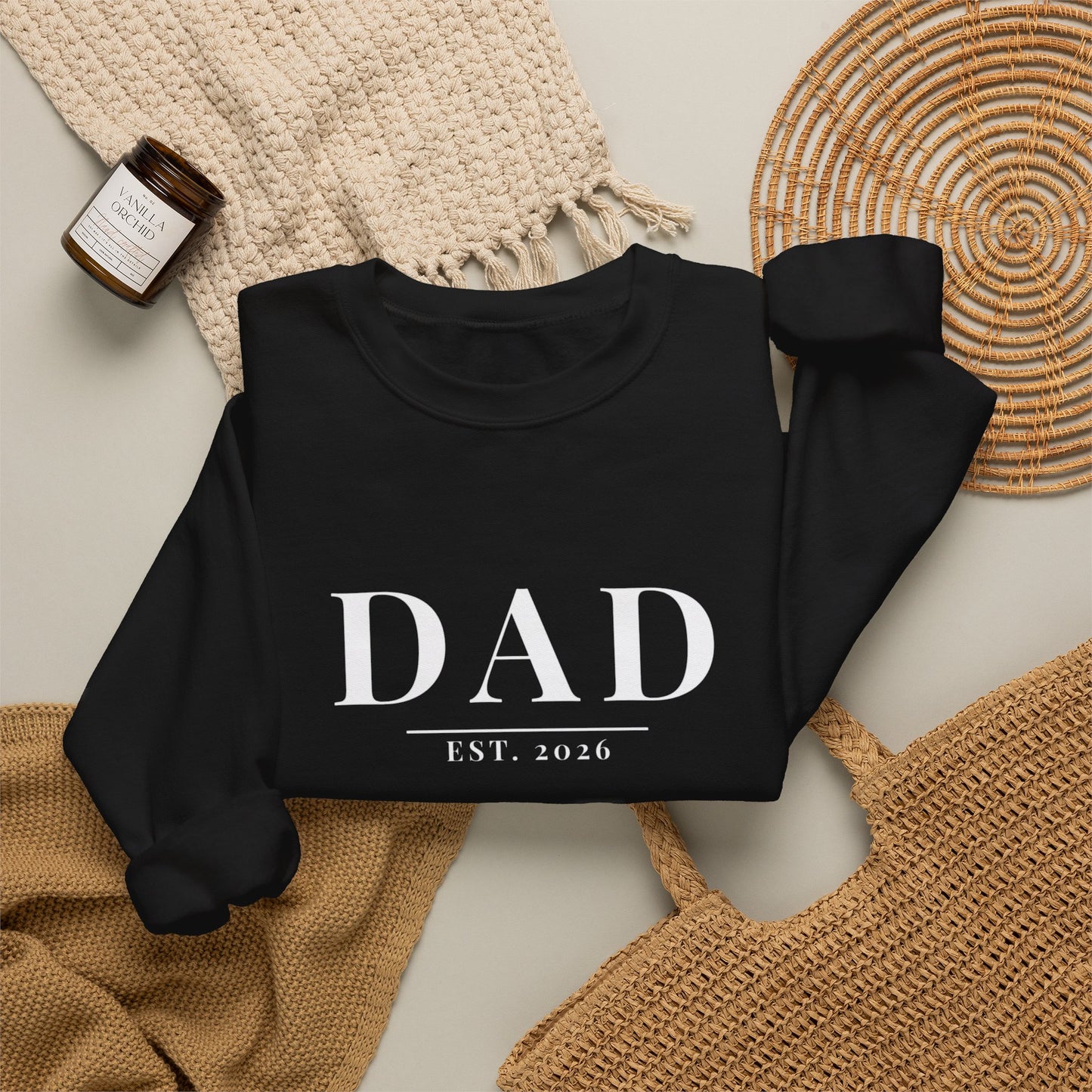 Dad Est. 2026 Sweatshirt | Father's Day Gift | New Dad Crewneck