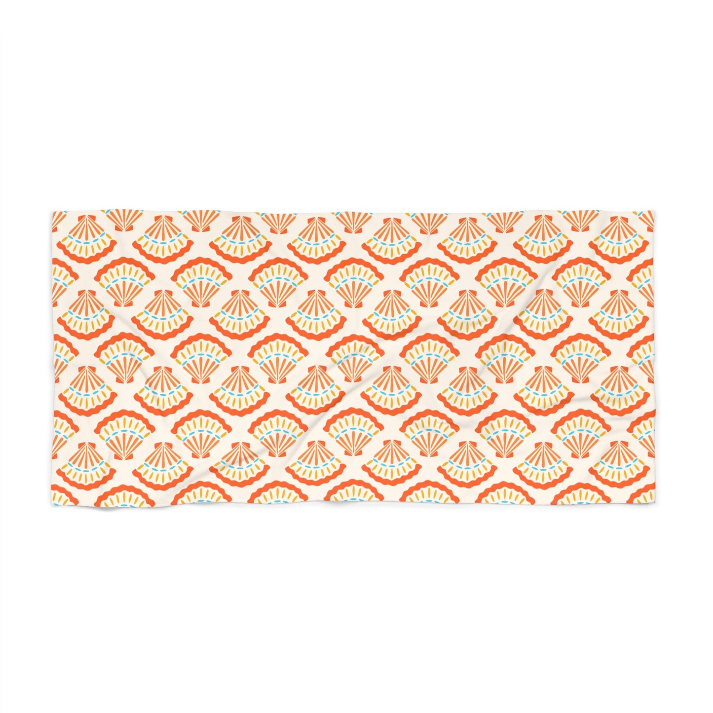 Seashell Pattern Beach Towel