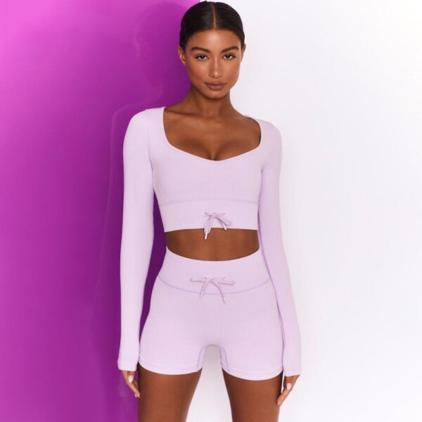 High Waist Seamless Yoga Set Women Two Piece Set Women Clothes Gym Sportswear Female Clothing Workout Push Up Legging Sport Top - Image 26
