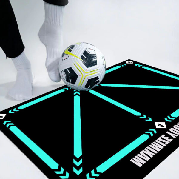 Ball Sensation Training Football Training Mat Anti slip and Wear resistant Rubber Mat Skills Enhancement Indoor Practice Mat - Image 2