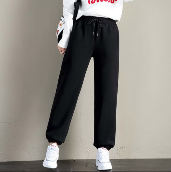 Winter Women Gym Sweatpants Workout Fleece Trousers Solid Thick Warm Winter Female Sport Pants Running Pantalones Mujer - Image 3