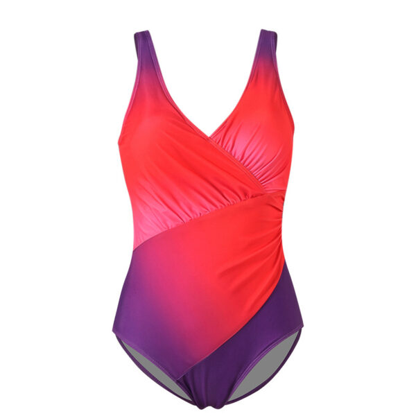 Swimsuit bikini rainbow gradient one-piece swimsuit - Image 5