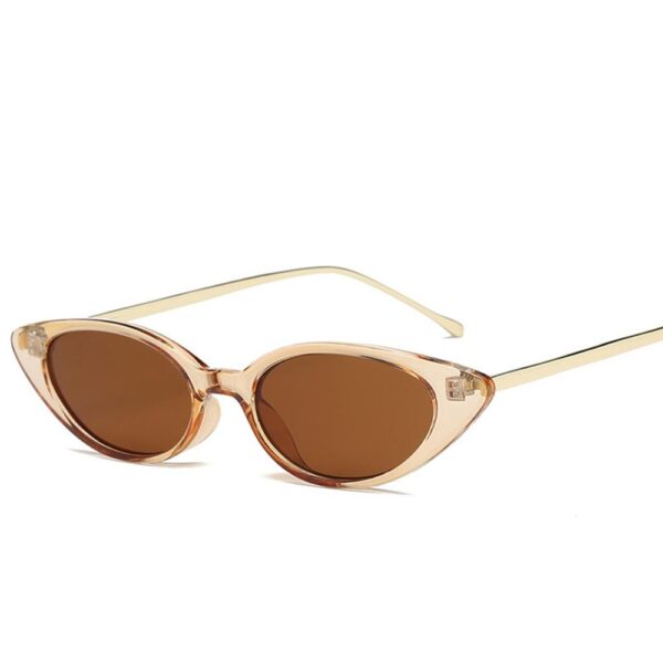 High Quality Women's Fashion Narrow Cat Eye Sunglasses UV400 Fashion Eye Wear narrow sunglasses for  women's fashion Products - Image 11