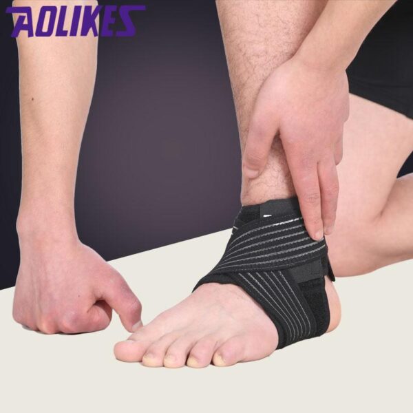 Aolikes 1PCS Ankle Protector Sports Ankle Support Elastic Ankle Brace Guard Foot Support Sports Gear Gym - Image 3