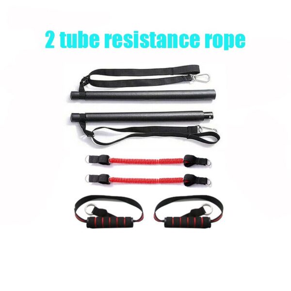 Resistance Band  Pilates Stick Gym Exercise Muscle Power Tension Bar With Fitness Stick Home Body Work Out Fitness Pull Rope - Image 8