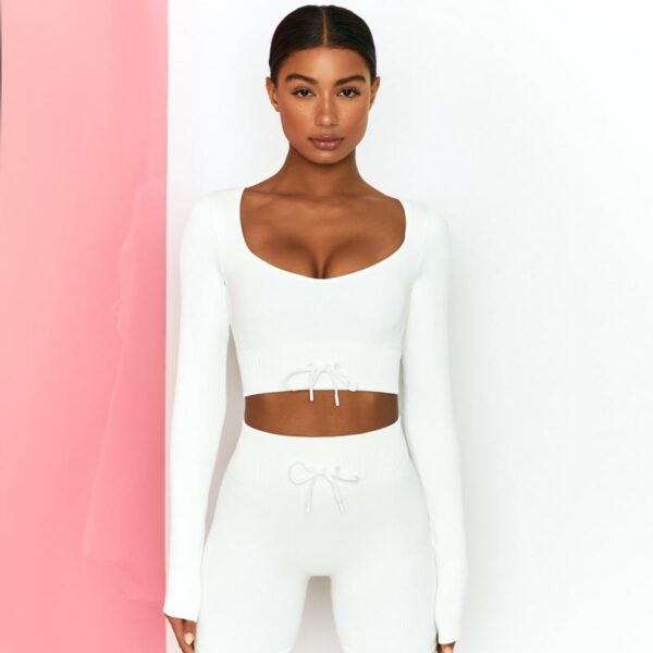 High Waist Seamless Yoga Set Women Two Piece Set Women Clothes Gym Sportswear Female Clothing Workout Push Up Legging Sport Top - Image 8