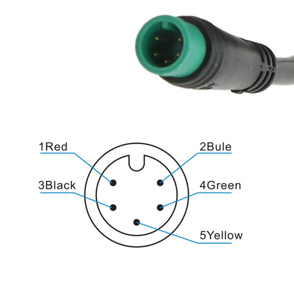 5 - Pin LCD Display Screen for M5 E - bikes: Speedometer & Control Panel, E - bike Accessory - Image 3