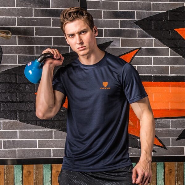 FANNAI Sport Shirt Men Tops Tees Running Shirts Mens Gym t Shirt Sports Fitness Jersey Quick Dry Fit camiseta running hombre - Image 2