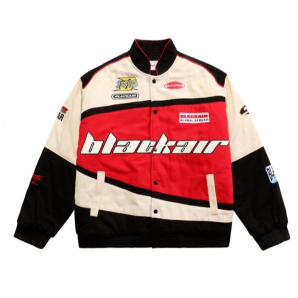 American style detachable motorcycle jacket couple retro hip-hop loose versatile couple baseball jacket new style jacket - Image 9