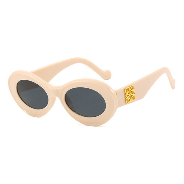 Street Fashion Cat Eye Elliptical Luxury Sunglasses Party New Driving Sunscreen Trendy Ink - Image 5