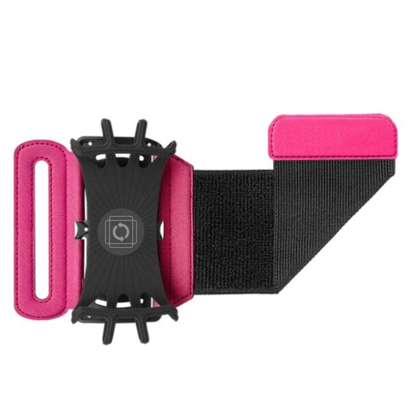 180 Degree Rotatable Running Wristband Phone Case Arm Band Sport Cycling Gym Wristlet Belt Armband Bag - Image 8