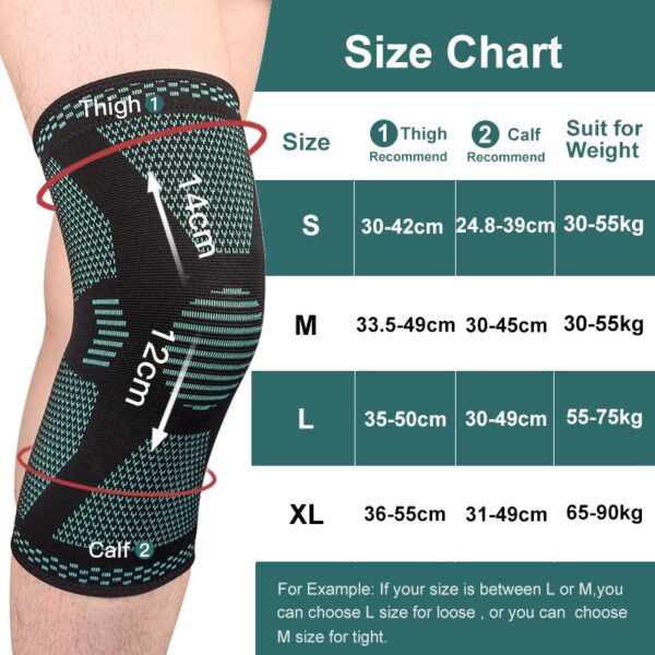 1PCS SKDK Elastic Knee Pad Sports Fitness Kneepad Gym Gear Patella Running Basketball Volleyball Tennis Knee Brace Support - Image 6