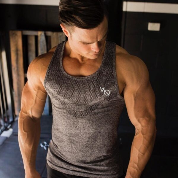 Shirt Sleeveless Sports Top Men Running Vest Male Fitness Tanktop Cotton Mens Bodybuilding Vest Joggers Gym Man Undershirt - Image 5