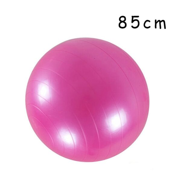 PVC Glossy Fitness Balls Yoga Ball Thickened Explosion-proof Exercise Home Gym Pilates Equipment Balance Ball 45cm/55cm/65cm/75cm/85cm - Image 30