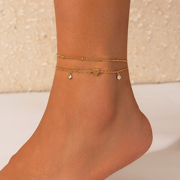 Beach Anklet Star Butterfly Chain Imitation Pearl Foot Chain Ocean Wind Shell Dolphin Foot Jewelry - Image 6