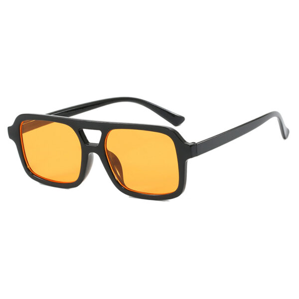 Square small frame double beam sunglasses, new driving sunglasses for women, UV resistant beach sunglasses - Image 5
