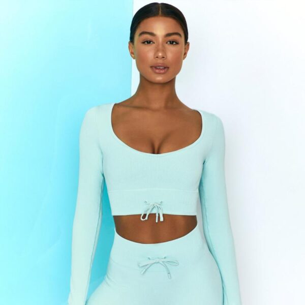 High Waist Seamless Yoga Set Women Two Piece Set Women Clothes Gym Sportswear Female Clothing Workout Push Up Legging Sport Top - Image 11