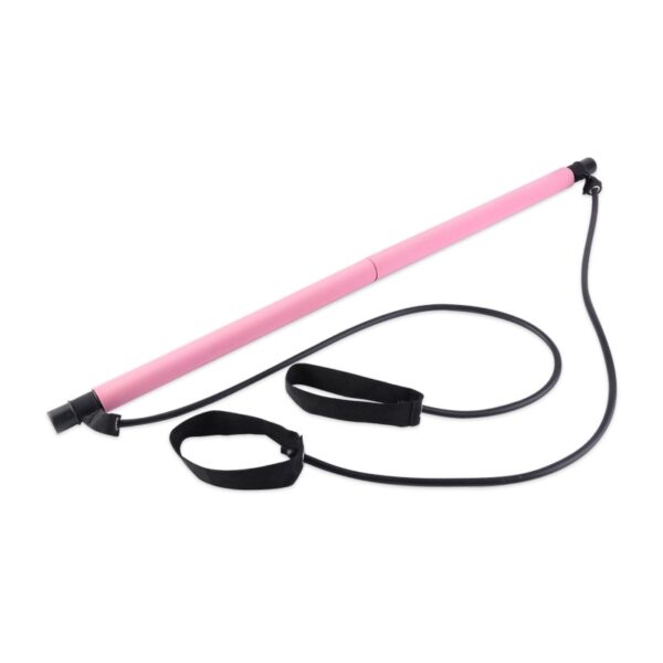 Pilates Exercise Stick Toning Bar Fitness Home Yoga Gym Body Workout Body Abdominal Resistance Bands Rope Puller - Image 8