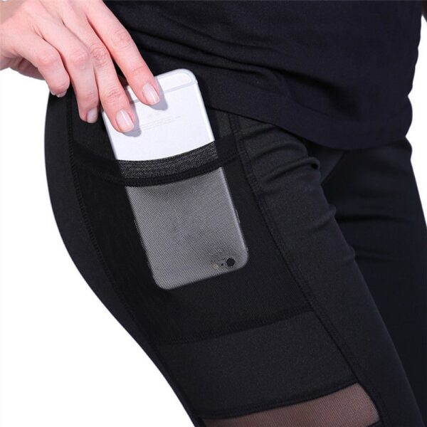 Calf-length Pants Capri Pant Sport leggings Women Fitness Yoga Gym High Waist Legging Yoga Pants - Image 3