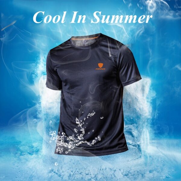FANNAI Sport Shirt Men Tops Tees Running Shirts Mens Gym t Shirt Sports Fitness Jersey Quick Dry Fit camiseta running hombre - Image 3
