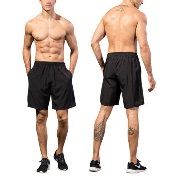 Running Shorts Men Compression Marathon Quick Dry Gym Tights Sport Shorts With Pocket Plus Size Running Shorts Men - Image 3