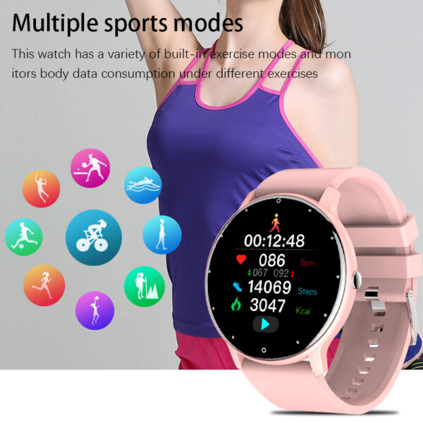 LIGE Popular Smart Watch Unisex Watch Smart Wear Blood Pressure Oximeter Step Detection - Image 3