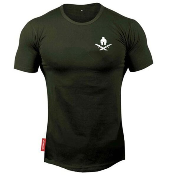 New brand Clothing fitness Running t shirt men O-neck t-shirt cotton bodybuilding Sport shirts tops gym men t shirt - Image 10