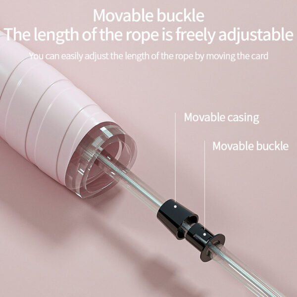Cordless Double Use Electronic Skipping Rope Gym Fitness Cordless Skipping Smart Rope Jump Rope Digital Counting Speed Skipping - Image 3