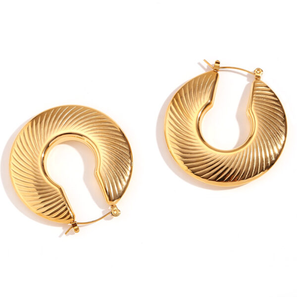 European and American fashion exaggerated niche design earrings - Image 5