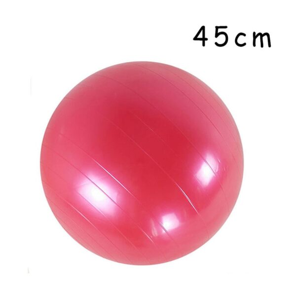 PVC Glossy Fitness Balls Yoga Ball Thickened Explosion-proof Exercise Home Gym Pilates Equipment Balance Ball 45cm/55cm/65cm/75cm/85cm - Image 15