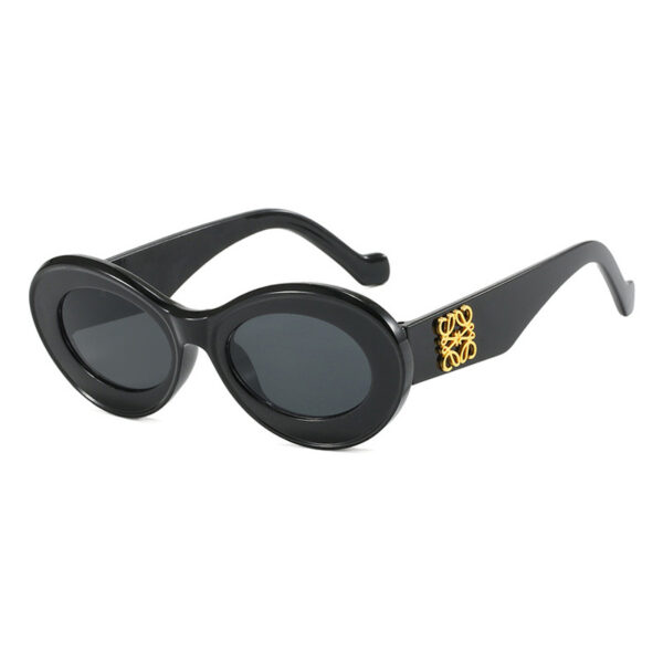 Street Fashion Cat Eye Elliptical Luxury Sunglasses Party New Driving Sunscreen Trendy Ink