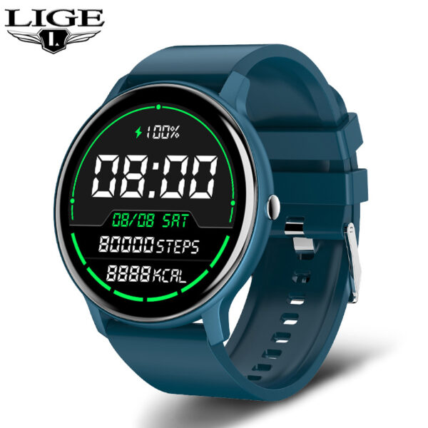 LIGE Popular Smart Watch Unisex Watch Smart Wear Blood Pressure Oximeter Step Detection - Image 7