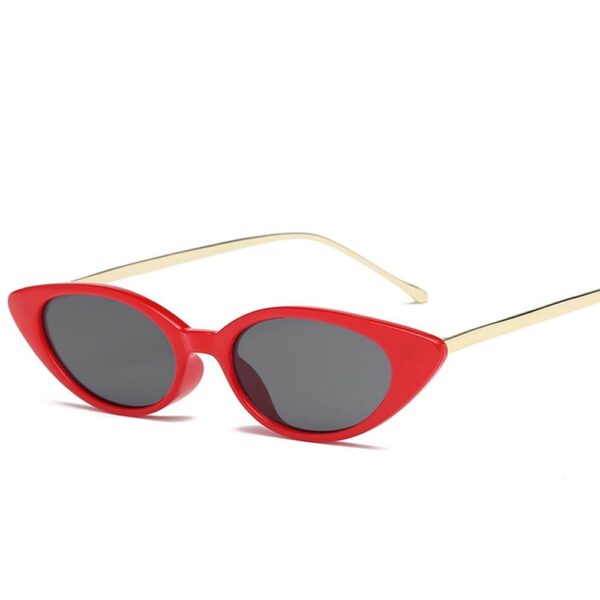 High Quality Women's Fashion Narrow Cat Eye Sunglasses UV400 Fashion Eye Wear narrow sunglasses for  women's fashion Products - Image 8