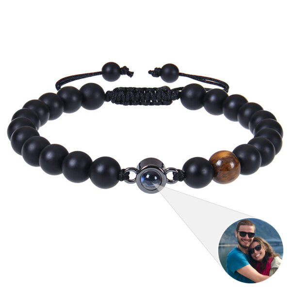 Photo projection bracelet 100 languages ​​I Love You natural stone custom bracelet picture jewelry - Image 17
