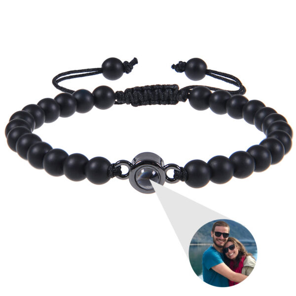 Photo projection bracelet 100 languages ​​I Love You natural stone custom bracelet picture jewelry - Image 7