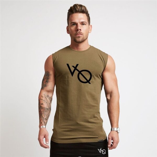 Sport T Shirt Men Cotton O-Neck Gym Training T shirt men Elastic tight Running T shirt Sport Bodybuilding Fitness shirt - Image 24