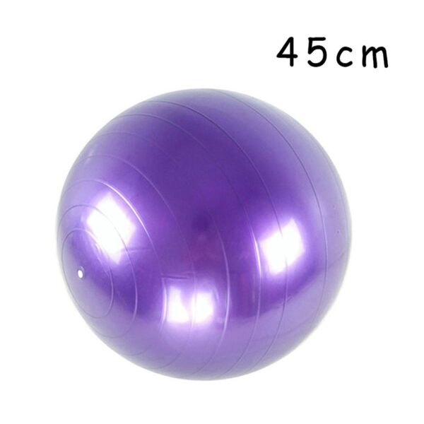 PVC Glossy Fitness Balls Yoga Ball Thickened Explosion-proof Exercise Home Gym Pilates Equipment Balance Ball 45cm/55cm/65cm/75cm/85cm - Image 7
