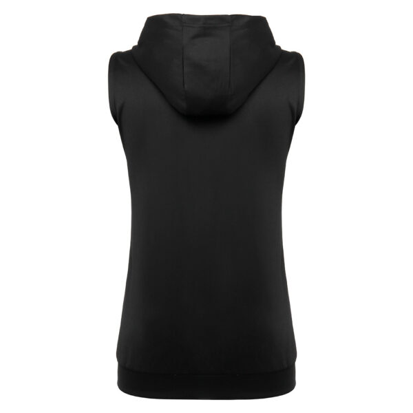 Men Zipper Splicing Sports Hooded Vest bodybuilding golds gym clothing musculation singlet fitness clothing - Image 5