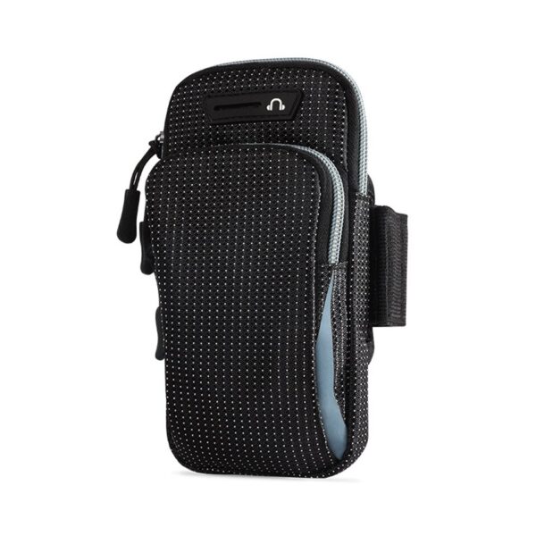 6.5 Inches Sports Bag Armband Case Gym Fitness Running Arm Band Bag Cover Jogging Workout Pouch for Mobile Phone Key Money Card - Image 9