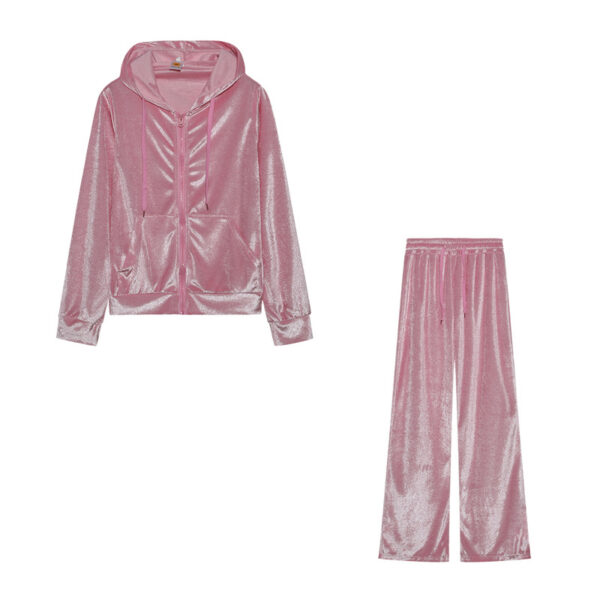 Fashion rhinestone sports and leisure set two-piece set - Image 11