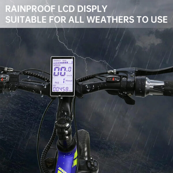 5 - Pin LCD Display Screen for M5 E - bikes: Speedometer & Control Panel, E - bike Accessory - Image 2
