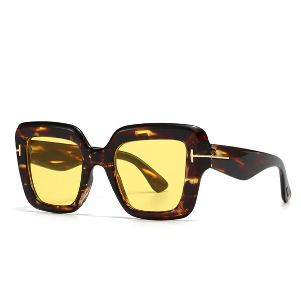 Popular Modern Retro Large Frame Sunglasses, Trendy Street Photography Sunglasses, Mirrors - Image 3