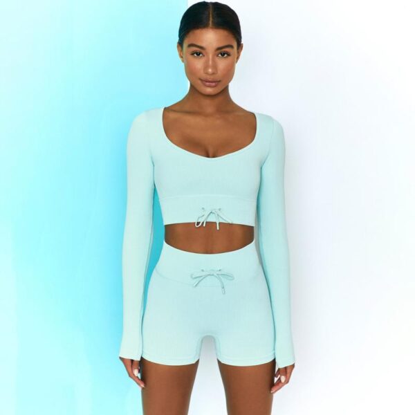 High Waist Seamless Yoga Set Women Two Piece Set Women Clothes Gym Sportswear Female Clothing Workout Push Up Legging Sport Top - Image 22