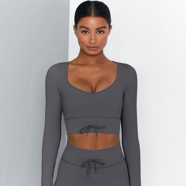 High Waist Seamless Yoga Set Women Two Piece Set Women Clothes Gym Sportswear Female Clothing Workout Push Up Legging Sport Top - Image 12