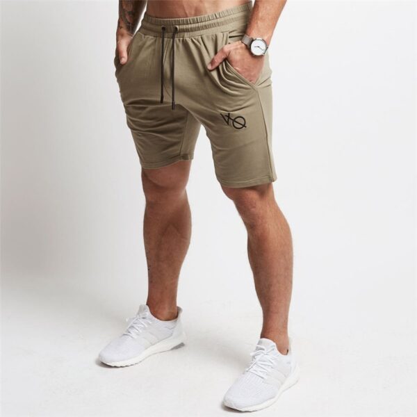 Workout Running Shorts Men Soft Jogging Short Pants Cotton Breathable GYM Sport Shorts - Image 3