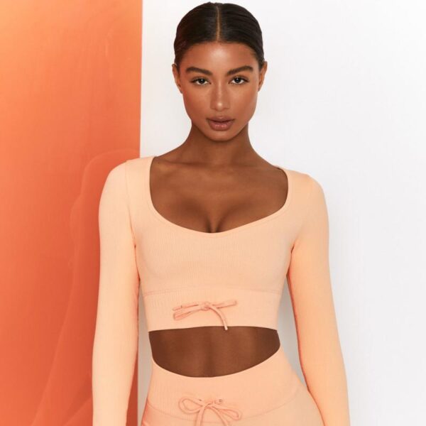 High Waist Seamless Yoga Set Women Two Piece Set Women Clothes Gym Sportswear Female Clothing Workout Push Up Legging Sport Top - Image 6